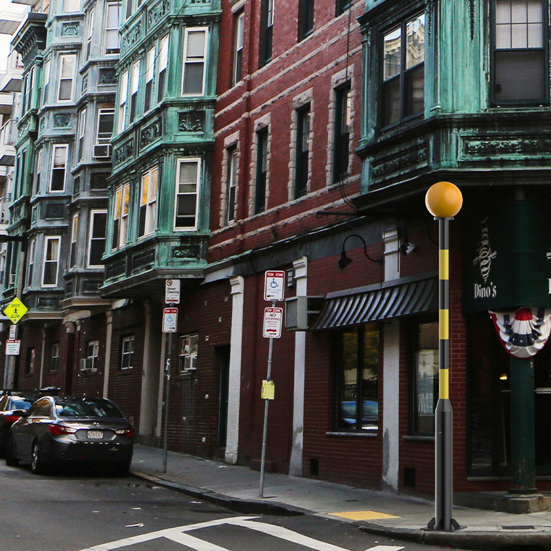 Palo per Beacon Belisha in Alluminio