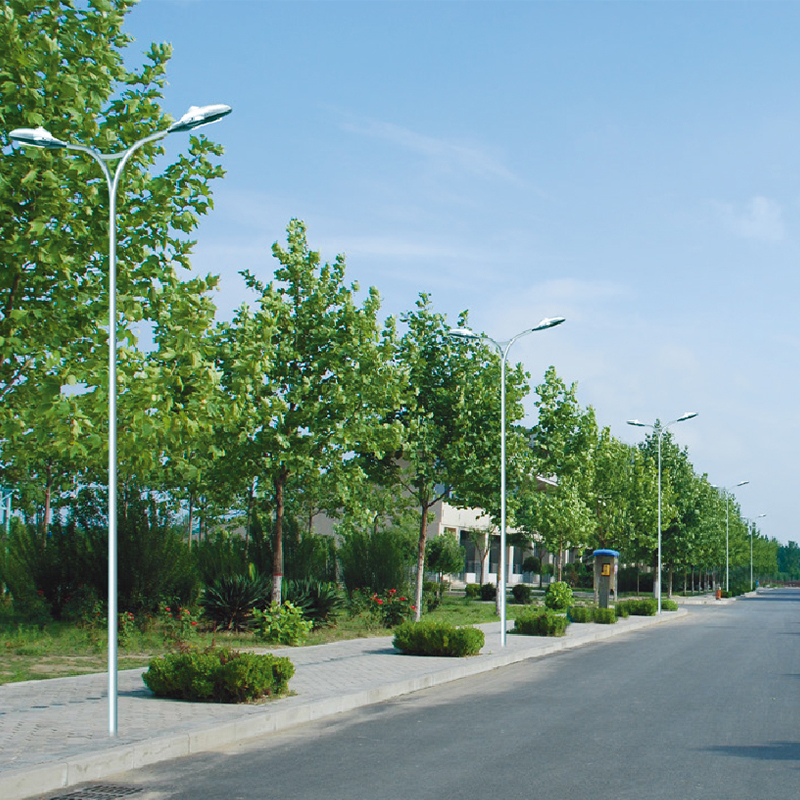 Palo Stradale Conico a Doppio Braccio in Alluminio NILE