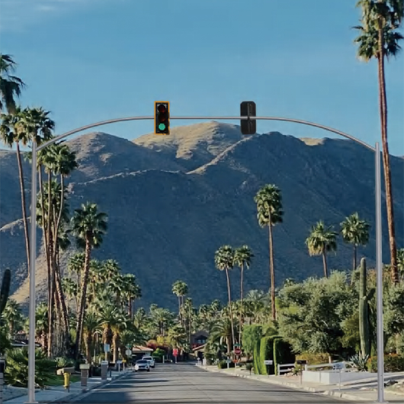 Palo per Segnaletica a Braccio in Alluminio