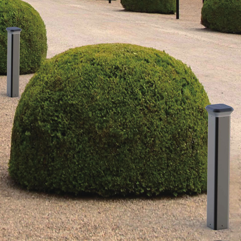 Palo per luce solare in alluminio Murten