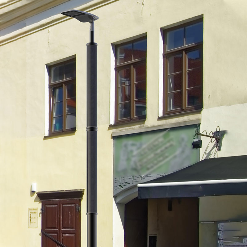 Palo Solare Flessibile HJT con Finitura a Polvere Metallica PIRAN