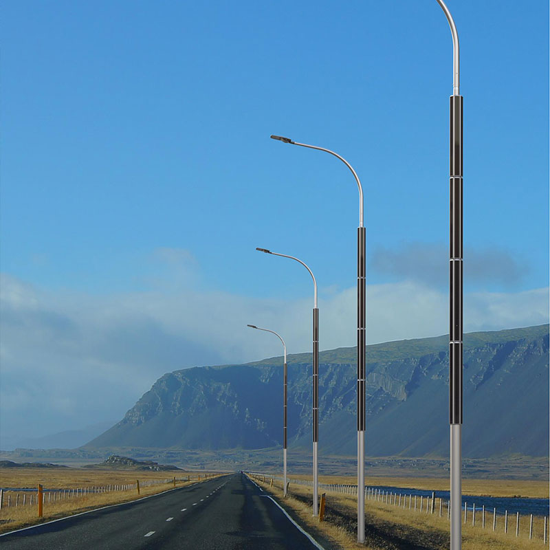 Palo Solare in Alluminio Monocristallino IMOLA