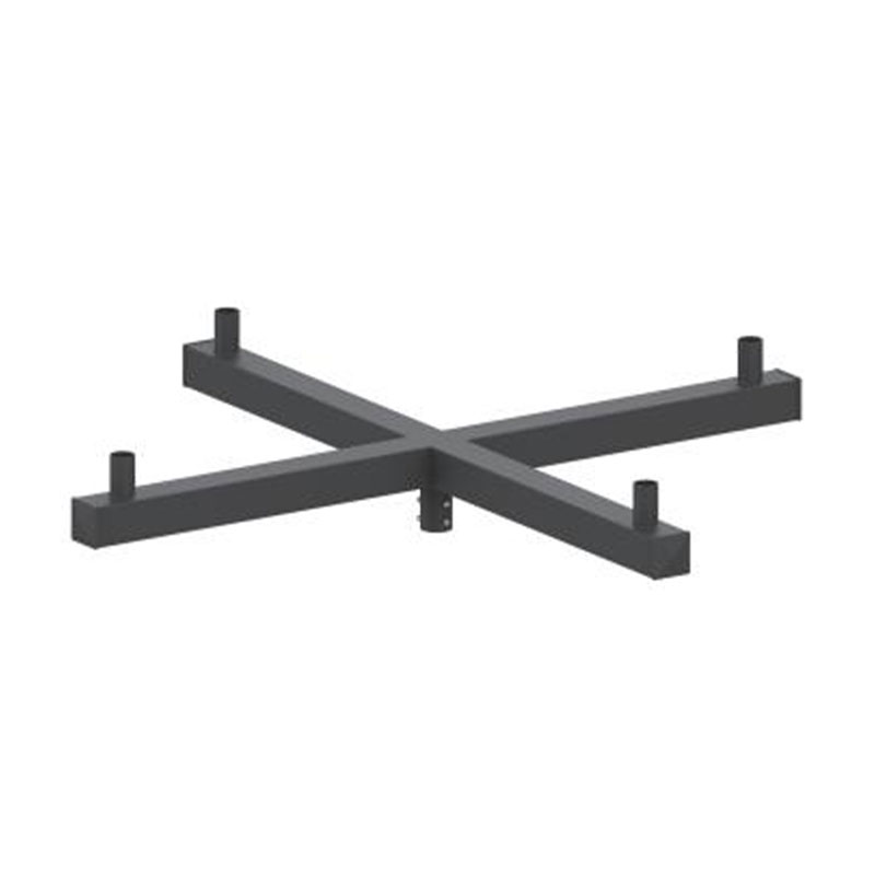 Raccordo per Palo con Tenone Verticale Quadrato da 4 Pollici