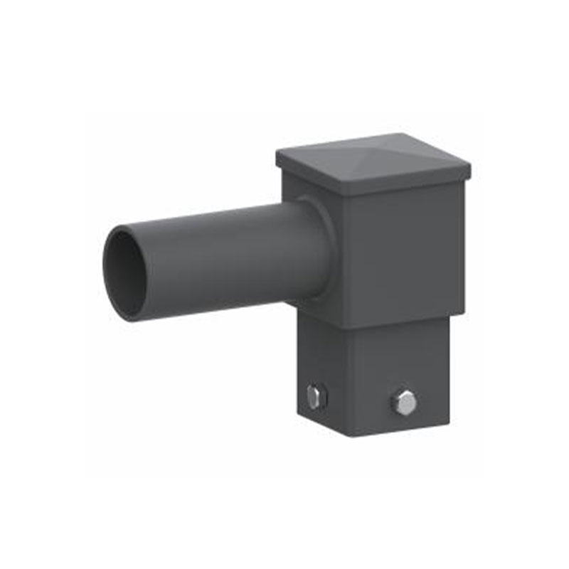 Raccordo per Palo con Tenone Orizzontale Quadrato da 4 Pollici