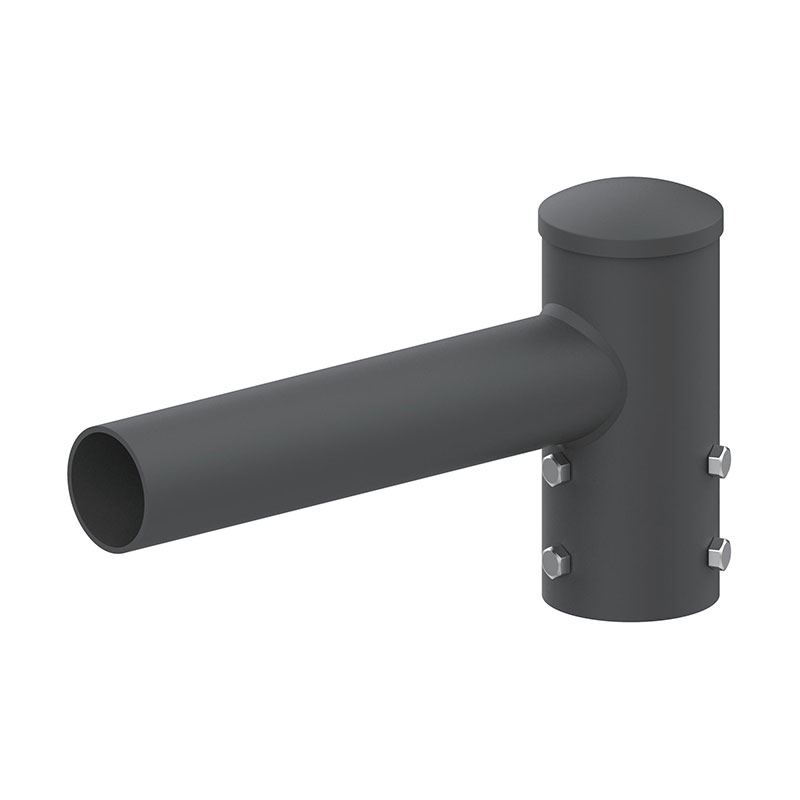 Adattatore con Tenone Orizzontale Esterno Rotondo da 5 Pollici per Palo