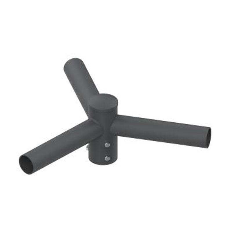 Adattatore con Tenone Orizzontale Esterno Rotondo da 5 Pollici per Palo