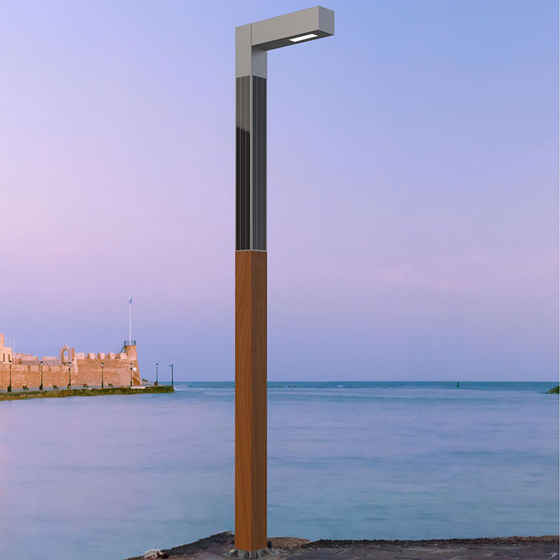 Palo Solare in Alluminio con Finitura a Polvere Metallica MONDSEE