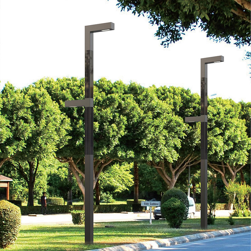 Palo per luce solare in alluminio ecologico IONA