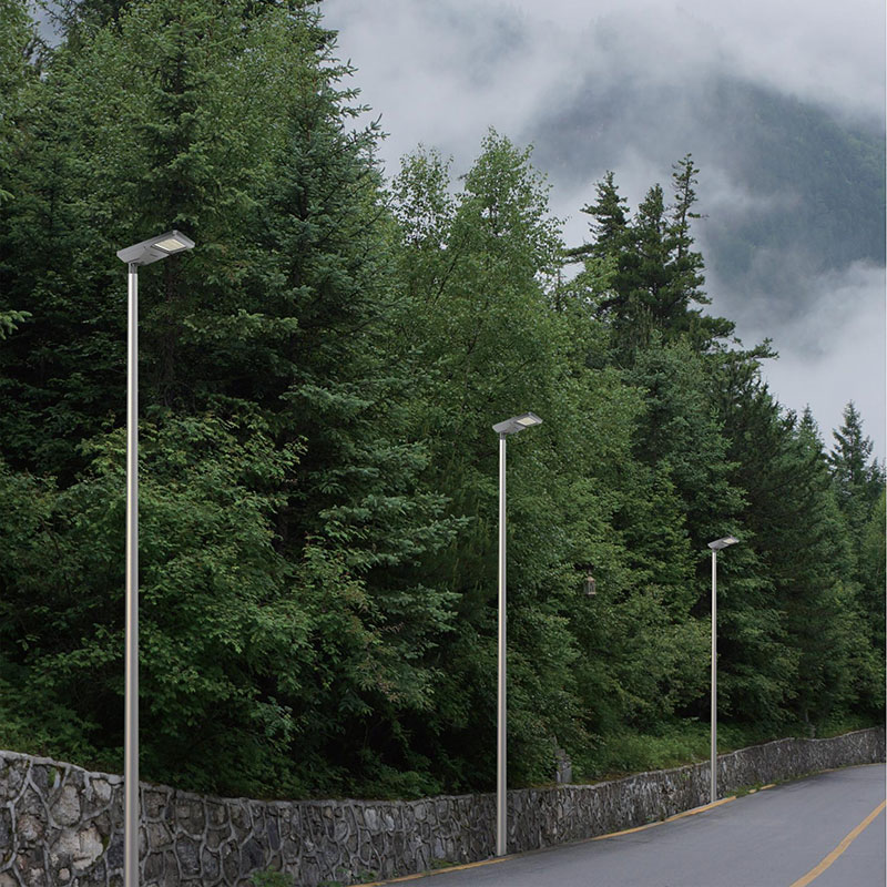Palo Solare in Alluminio con Finitura a Polvere Metallica ISNY
